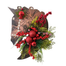 Horse Head Wreath Wooden Welcome Sign12Inch