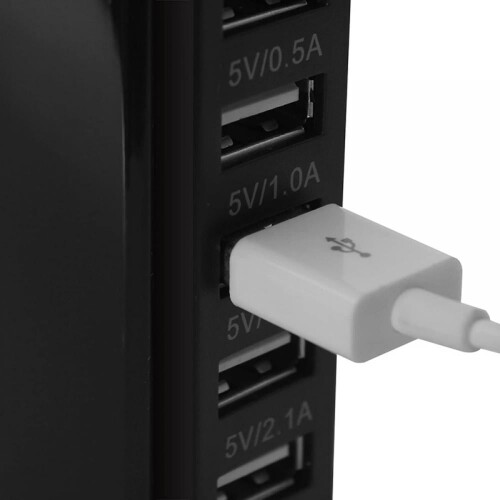 USB-Desktop-Ladestation, 40 W, 6 Anschlüsse 1
