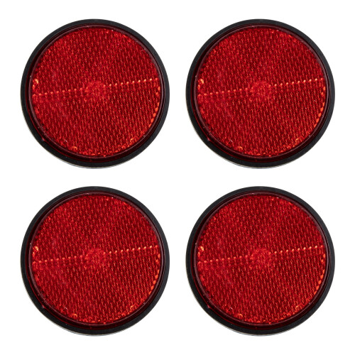 Película refletora de luz para bicicleta elétrica, plástico, 4 peças