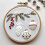 Christmas Embroidery Kit for Beginners with Pattern, Hoop, 1
