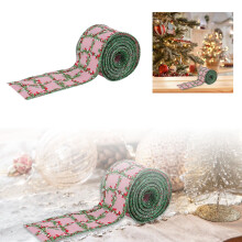 Weihnachtskarobandrolle, dekorative Schleife, 25 m