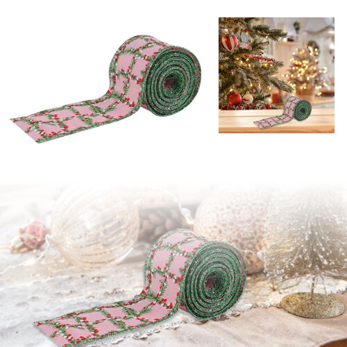 Weihnachtskarobandrolle, dekorative Schleife, 25 m