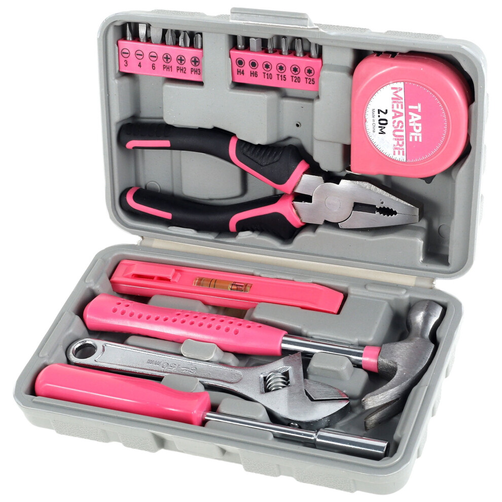 Grusce Household Tool Set With Pliers, Hammer, Wrench, 901085114104