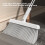 Broom and Dustpan Set Long Handle for Home Indoor Sweeping 6