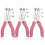 Handheld Hole Punch Set Heart Star Circle 3 pcs 1