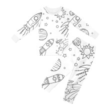 Pyjama de Père Noël pour tout-petit avec ensemble de feutres pour tissu