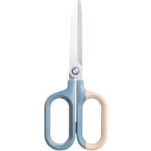 Ciseaux multifonctions à poignée ergonomique bleus 18 cm