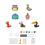 Kit di pittura per bambini per realizzare statuine (17 pezzi) 1