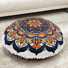 Rundes Meditationskissen aus Memory-Schaum, 81 cm (32 Zoll).