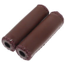 Manoplas de guidão em PU para bicicletas (2 peças)