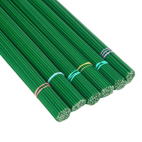 Grüner Blumendraht, 14 Gauge, 200 Stück