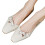 Französische Damen-Sommerschuhe, Echtleder, quadratisch 1