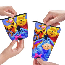 Estojo para lápis com tema do Ursinho Pooh para estudantes, 1 unidade