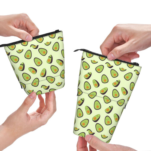Astuccio per matite con motivo avocado per studenti, 1 pezzo