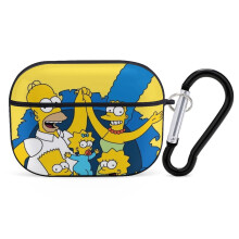 Simpson tok Airpods Pro-val kompatibilis, AirPods 3 tok nőknek, kompatibilis az Airpods Pro Generation tokkal, vezeték nélküli töltést támogat
