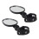 Espelho retrovisor oval ajustável para bicicleta de estrada 1