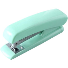 Grapadora color macaron verde menta mediana, 24 hojas