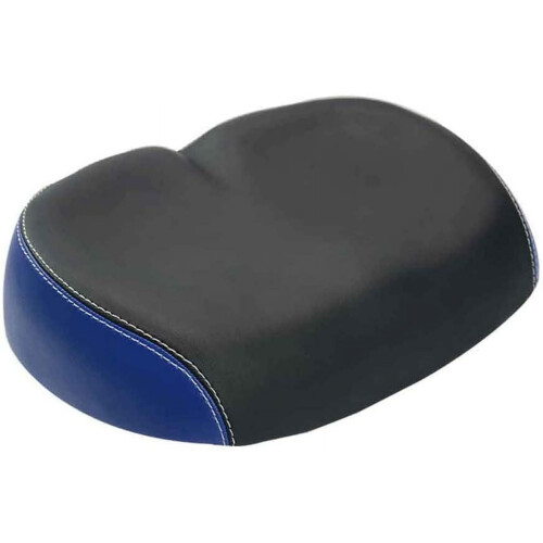 Sella elastica per bicicletta da esterno con doppio cuscino ergonomico.