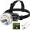 Lampada frontale a LED ricaricabile per campeggio e pesca 1