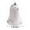 Christmas tree decoration black irregular ball pendant 12 3