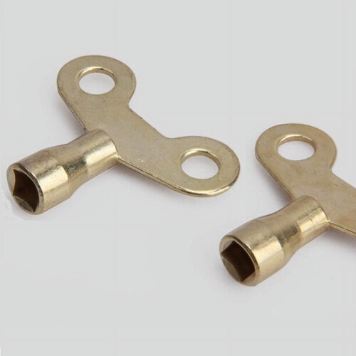 Faucet Key Brass Radiator Bleed Tap Key 2pcs