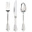 Silver Christmas Disposable Flatware Set360pcs 1