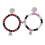 Spinnen-Paar-Perlenarmbänder, 2er-Set 2