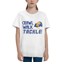 Rams Youth Short Sleeve Round Neck T-Shirt for Sports Fans