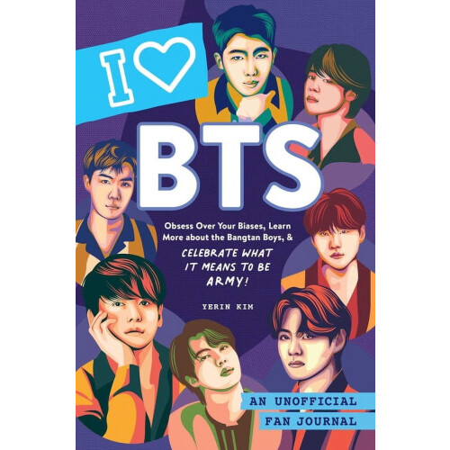 Diário de fã "Eu amo BTS" - Capa dura