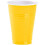 Copos amarelos para festa, plástico resistente, 355 ml (12 oz) 1