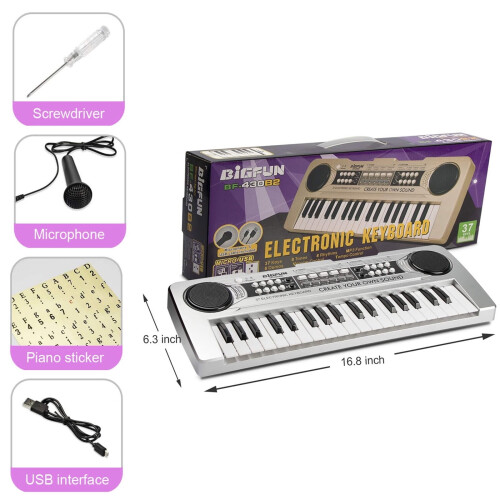 Children's Piano Keyboard with MP3 Playback 37 Keys 2