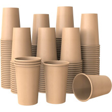 Gobelets à café jetables en papier, 35 cl, paquet de 300