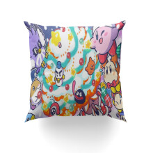 Kirby díszpárnahuzat 20x20 hüvelykes kültéri ünnepi dekoráció