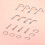 Neusringen/studs van sterling zilver, 18 stuks 3