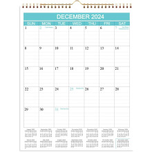 Calendario da parete 2024-2026, novembre-luglio, 20 pagine, formato spesso 8,5 x 11 pollici.