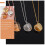 Eease round locket pendant photo frame 10 pcs 2