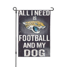 Jaguars-puutarhalippu kaksipuolinen 12,5x18 tuumaa