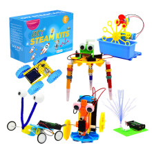 Kit robot per bambini dagli 8 ai 12 anni, set di costruzione STEM con componenti elettronici