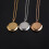 Eease round locket pendant photo frame 10 pcs 6