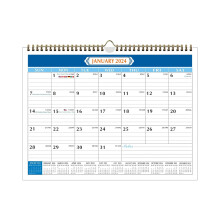 Calendrier mensuel à détacher, design traditionnel et moderne