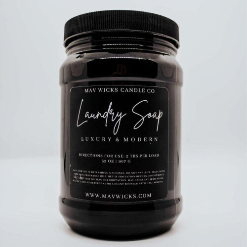 Powder Detergent Luxury Clean Ingredients 32 oz