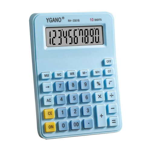 Calculadora de 10 dígitos YANHAIGONG para matemática elementar 1