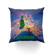 Grinch díszpárnahuzat 20x20 hüvelyk