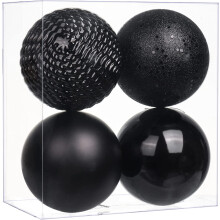 Gold Ball Ornaments Shatterproof 7.08 in