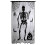 Cortina de porta com caveiras de Halloween para uso interno e externo. 2