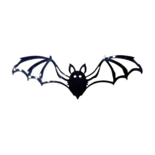 Donemore3D samolepky na zeď s netopýrem, černá halloweenská dekorace 2