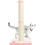 Katzenkratzbaum Beige 86 cm mit Natursisalseil 1