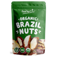 Økologiske paranøtter hele usøtede 225 g, 2 stk.