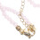 Conjunto de collar y anillo de cuentas de cristal para mujer. 2