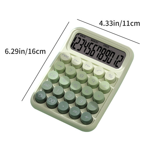 Calculadora básica e científica de 12 dígitos com design portátil. 2